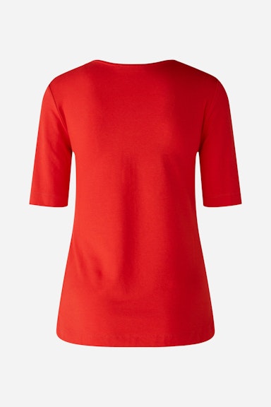 Bild 8 von T-Shirt elastische Cotton-Modalqualität in aura orange | Oui
