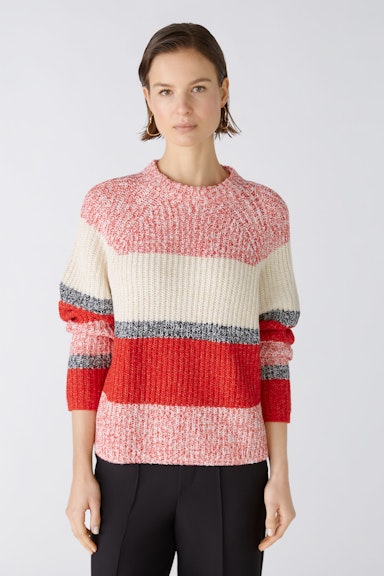 Bild 2 von Pullover Baumwollmischung in red white | Oui