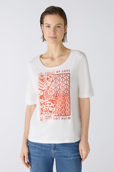 Bild 2 von T-Shirt aus 100% Bio-Baumwolle in cloud dancer | Oui