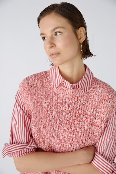 Bild 5 von Pullunder Baumwollmischung in red white | Oui