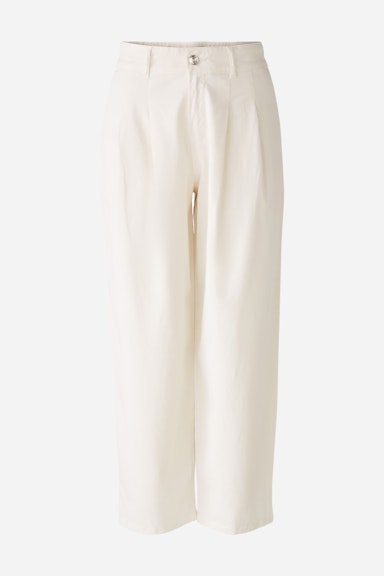 Bild 7 von Hose THE RELAXED mid waist, cropped, tapered fit in offwhite | Oui