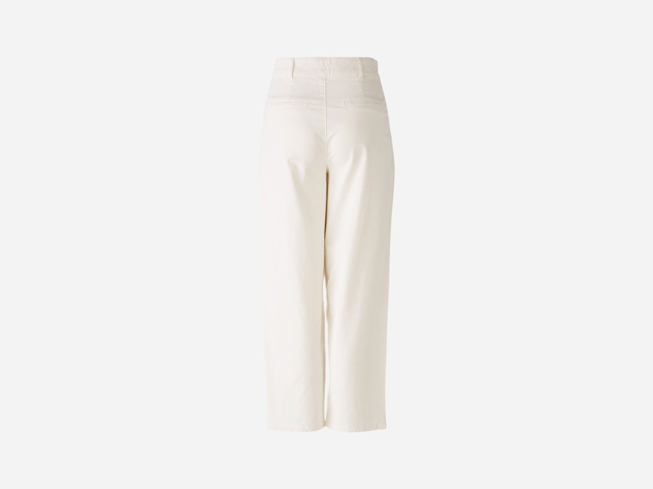 Bild 8 von Trousers THE RELAXED mid waist, cropped, tapered fit in offwhite | Oui