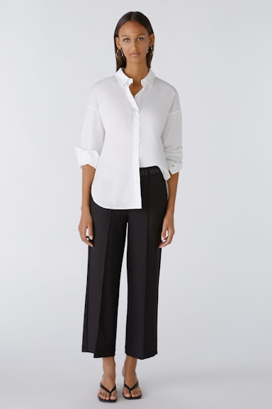 Bild 1 von Shirt blouse elastic cotton in optic white | Oui