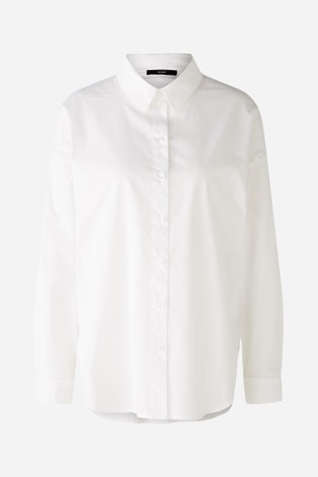 Shirt blouse elastic cotton