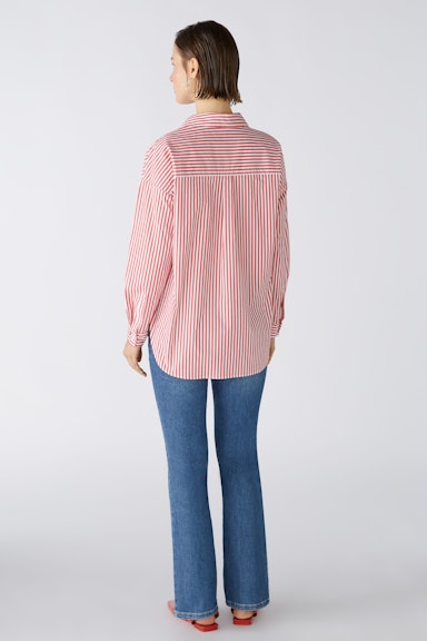 Bild 3 von Shirt blouse cotton blend in red white | Oui