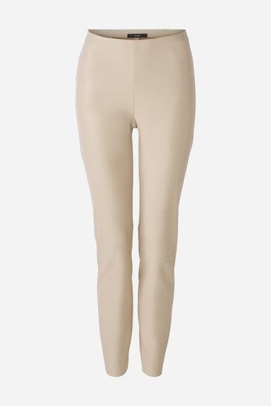 Bild 1 von CHASEY Leggings in leather look in light stone | Oui