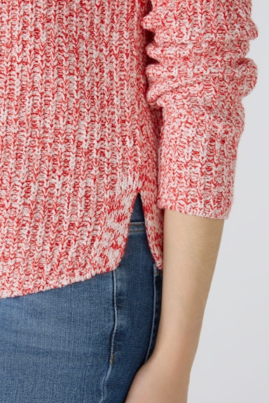 Bild 5 von NAOLIN Pullover Baumwollmischung in red white | Oui