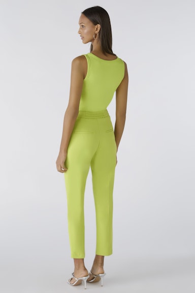 Bild 4 von FEYLIA Jersey trousers slim fit, cropped in macawa green | Oui