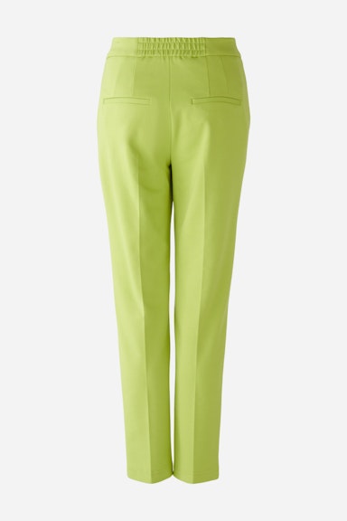 Bild 9 von FEYLIA Jersey trousers slim fit, cropped in macawa green | Oui