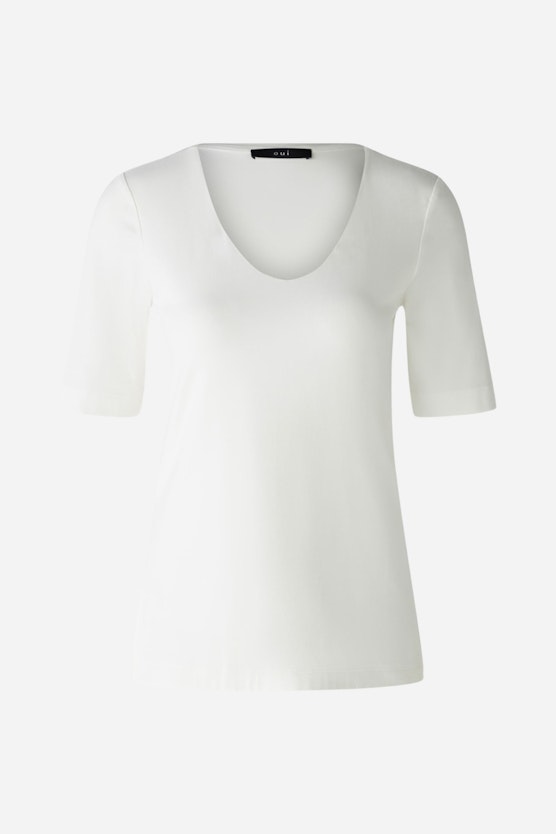 T-shirt stretchy cotton-modal quality