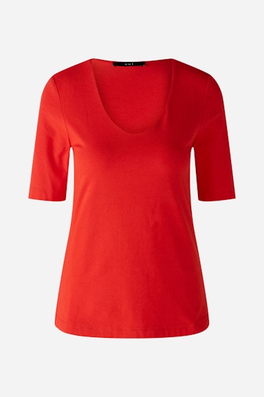 Bild 7 von T-Shirt elastische Cotton-Modalqualität in aura orange | Oui