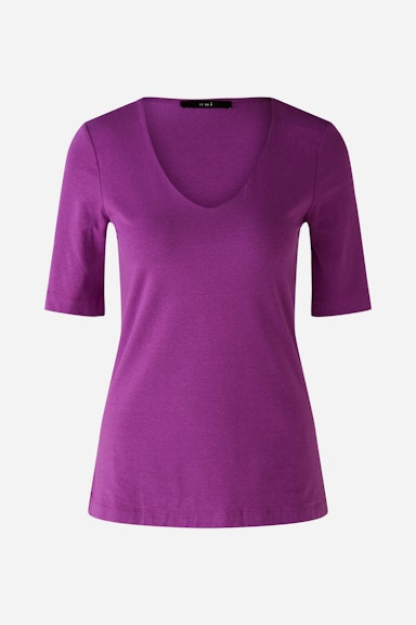 Bild 1 von T-Shirt elastische Cotton-Modalqualität in sparkling grape | Oui