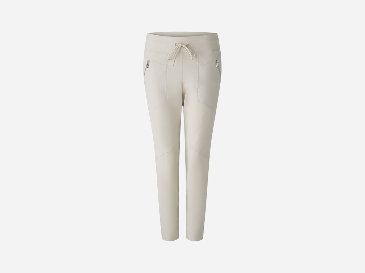 Bild 1 von Trousers with high elastane content in silver lining | Oui