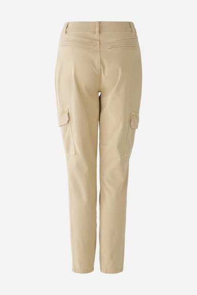 Bild 2 von Cargo trousers elastic viscose cotton blend in safari | Oui