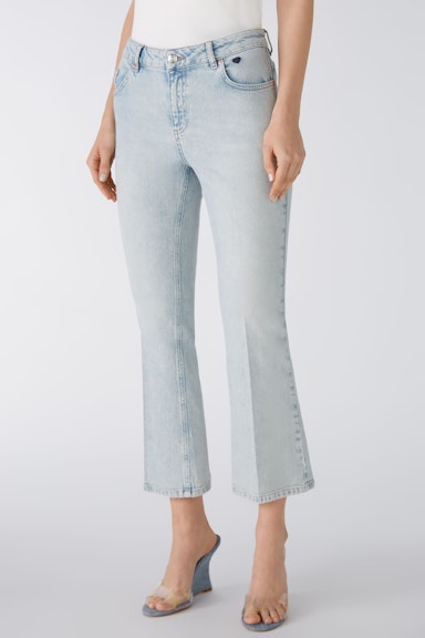 Bild 2 von Jeans EASY KICK mid waist, cropped in blue denim | Oui