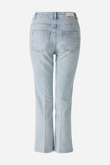 Bild 8 von Jeans EASY KICK mid waist, cropped in blue denim | Oui