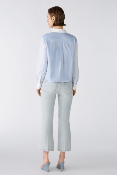 Bild 3 von Shirt blouse cotton blend in lt blue white | Oui