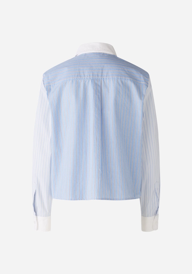 Bild 8 von Shirt blouse cotton blend in lt blue white | Oui