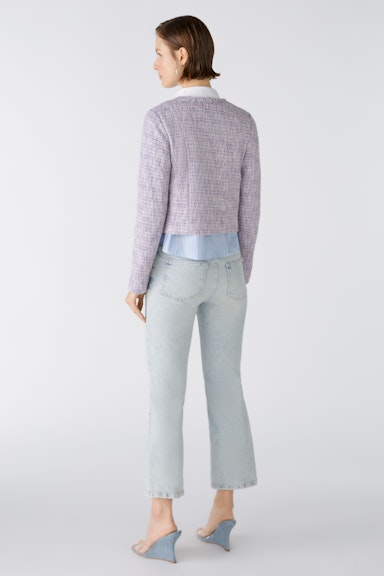 Bild 3 von Jacket with bright yarn in dk blue violett | Oui