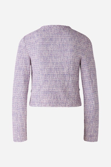 Bild 9 von Jacket with bright yarn in dk blue violett | Oui