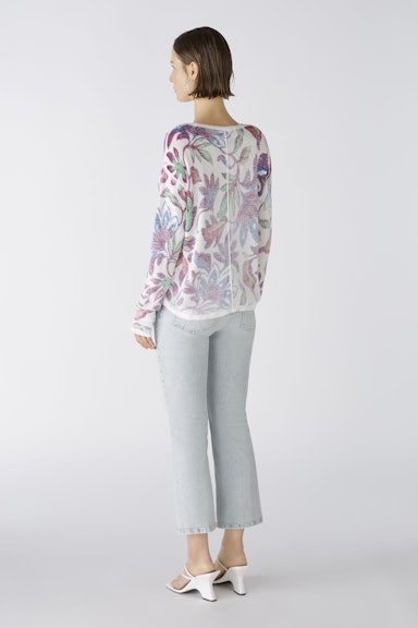 Bild 3 von Pullover reine Baumwolle in lilac white | Oui