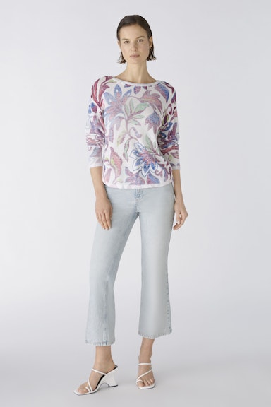 Bild 1 von Pullover reine Baumwolle in lilac white | Oui