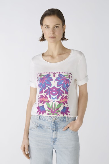 Bild 6 von T-shirt cotton-modal blend in cloud dancer | Oui