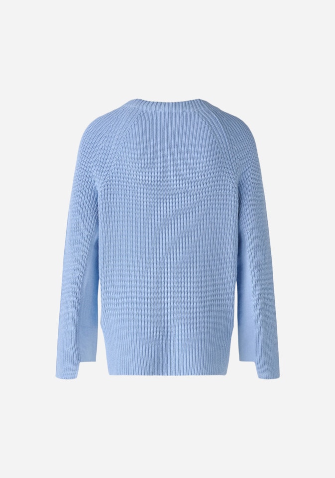 Bild 8 von RUBI Pullover mit Reißverschluss, in reiner Baumwolle in bel air blue | Oui