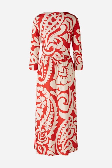 Bild 2 von Midi dress silky Touch quality in red white | Oui