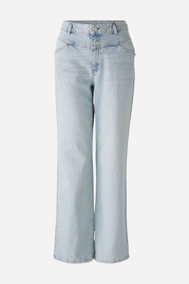 Bild 7 von Jeans THE STRAIGHT mid waist, regular in blue denim | Oui