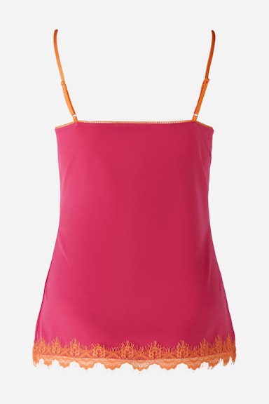 Bild 7 von Top elastic jersey in rose orange | Oui