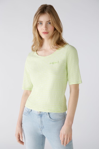 Bild 3 von T-Shirt Bio-Baumwolle in white green | Oui