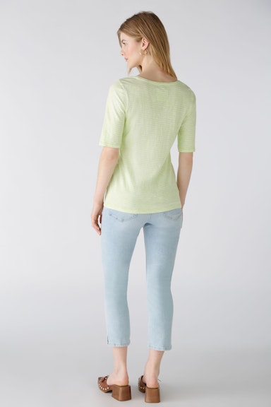 Bild 4 von T-shirt organic cotton in white green | Oui