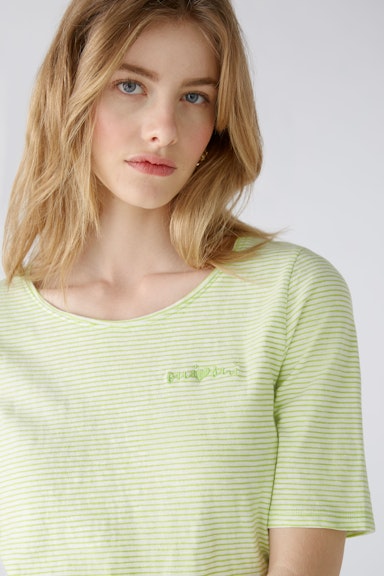 Bild 1 von T-Shirt Bio-Baumwolle in white green | Oui