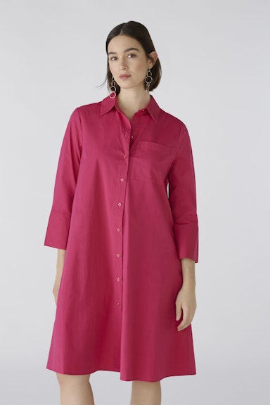 Bild 2 von Hemdblusenkleid elastische Baumwolle in pink | Oui