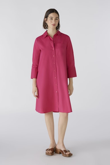 Bild 1 von Hemdblusenkleid elastische Baumwolle in pink | Oui