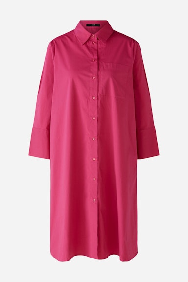 Bild 7 von Hemdblusenkleid elastische Baumwolle in pink | Oui