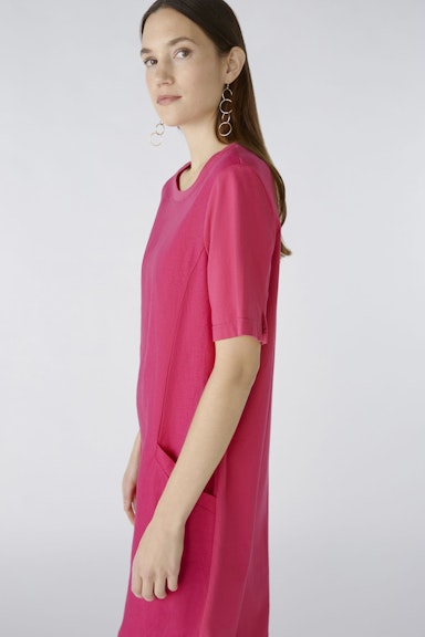 Bild 6 von Dress linen-cotton patch in pink | Oui