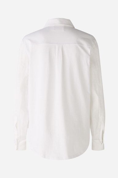 Bild 2 von Blouse linen-cotton patch in optic white | Oui