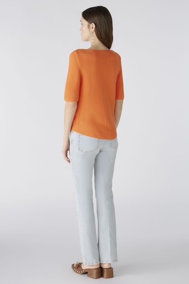 Bild 4 von Pullover reine Baumwolle in vermillion orange | Oui