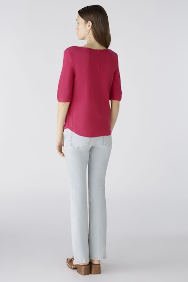 Bild 4 von Pullover reine Baumwolle in pink | Oui