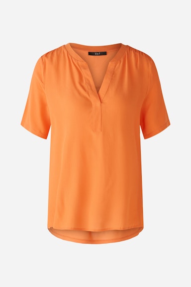 Bild 5 von Blouse shirt viscose patch in vermillion orange | Oui
