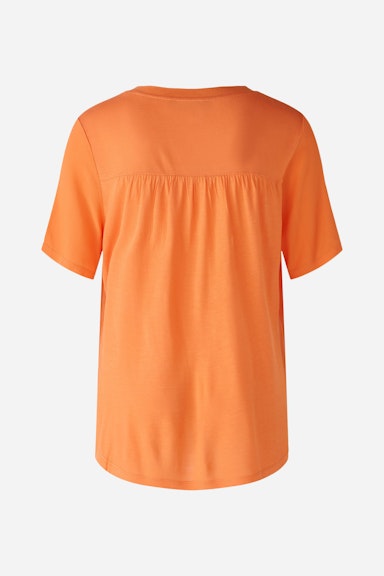 Bild 6 von Blouse shirt viscose patch in vermillion orange | Oui