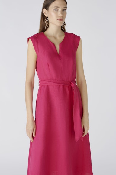 Bild 5 von Midi dress linen-cotton patch in pink | Oui