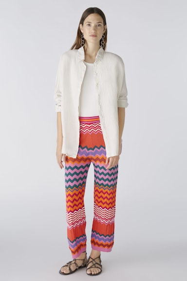 Bild 1 von Knitted trousers pure cotton in pink orange | Oui