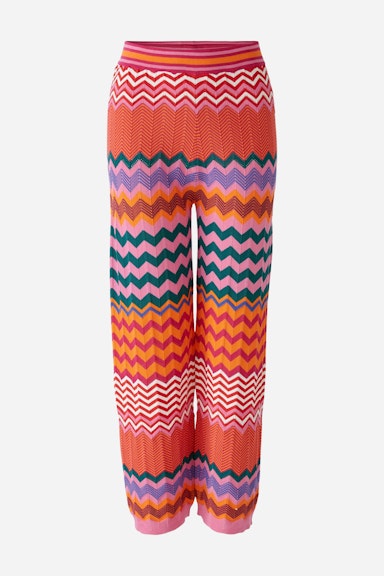 Bild 6 von Knitted trousers pure cotton in pink orange | Oui