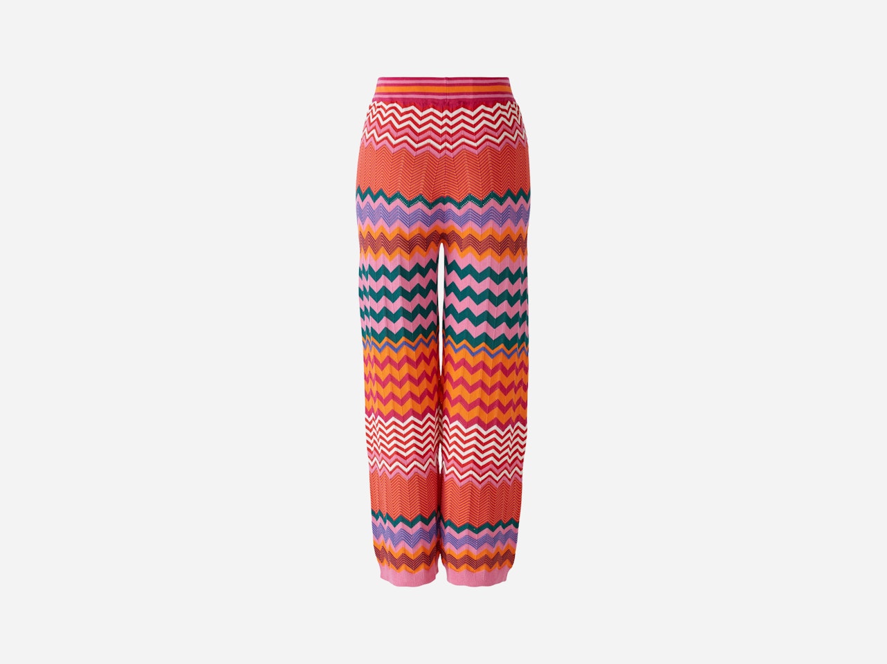 Bild 7 von Knitted trousers pure cotton in pink orange | Oui