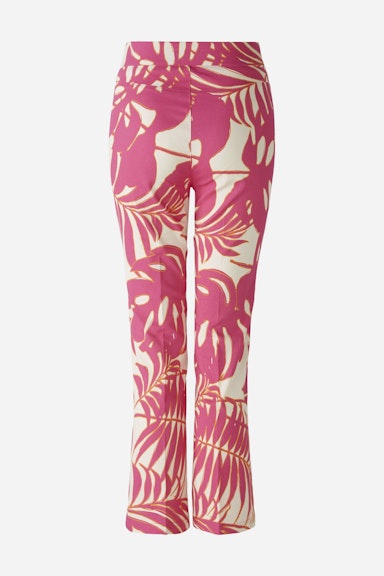 Bild 8 von Trousers elasticated gabardine in pink white | Oui