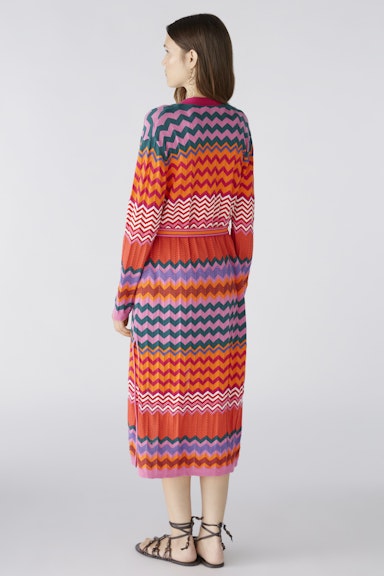 Bild 3 von Knitted coat 100% cotton in pink orange | Oui