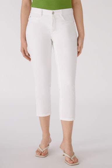Bild 2 von Capri pants slim fit, mid waist in optic white | Oui